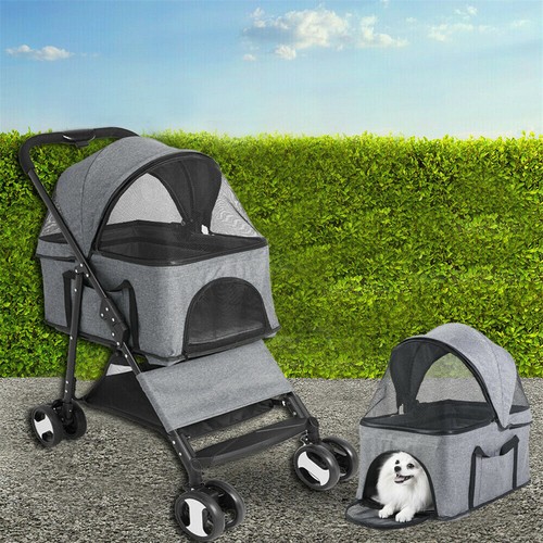 Large pet dog stroller - large,