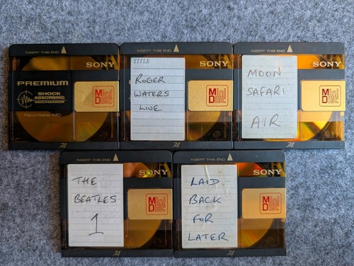 Sony premium minidisc - sony,