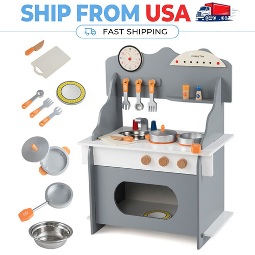 Gray kids wooden play - kids,