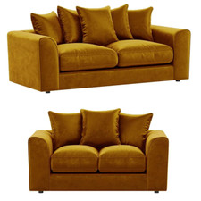 Gold Mustard Plush Velvet