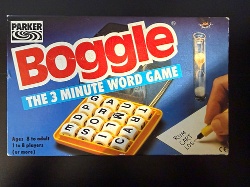 Vintage boggle board game - vintage,