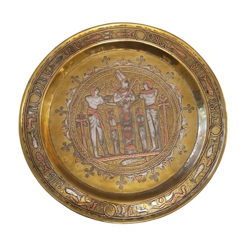 Antique brass cairoware - brass,