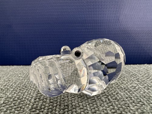 Swarovski crystal hippo - crystal,