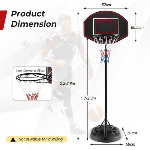 Portable basketball hoop stand - portable,