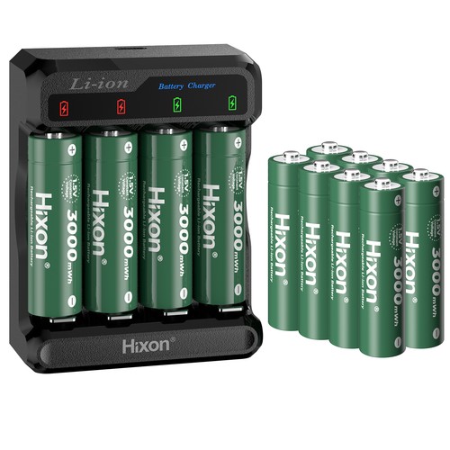 Hixon rechargeable lithium aa - hixon,