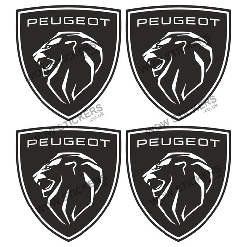 Peugeot stickers decal - a, x4