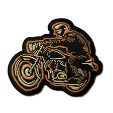 Embroidered Biker on