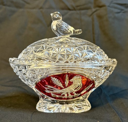 Vintage hofbauer glass - vintage, ruby