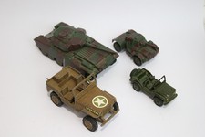 4X Dinky Toys  Military job lot 651 Centurion Tank 674 Austin Champ US JEEP 615
