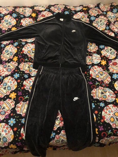 Nike velour full tracksuit - full,
