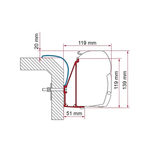Fiamma adapter rapido 350 - fiamma,