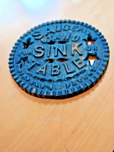 Cast iron trivet - , for