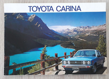 Toyota Carina Brochure 1978 - Saloon & Estate