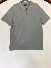 Men’s Gant Polo Shirt Grey Regular Fit Short Sleeve Chest Logo 100% Cotton 2XL