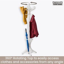 Wooden Hat Coat Stand Umbrella