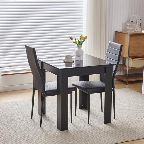 75x75cm high gloss dining - high,