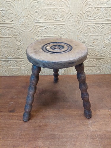 Vintage french wooden milking - wooden,