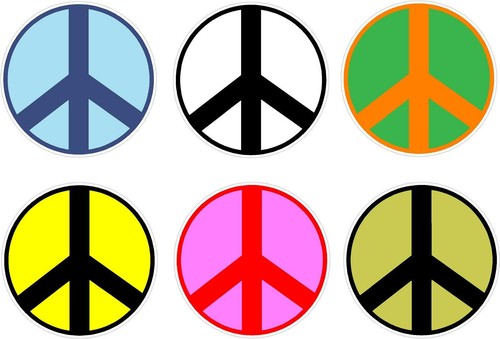 Peace logo ban - -,