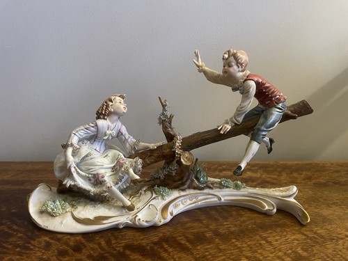 Large capodimonte porcelain - large,