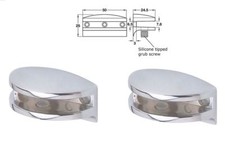 Glass shelf support - glass,