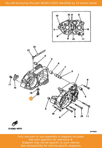 Yamaha plug straight - plug,, screw