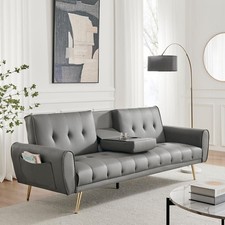 Lora Sofa Bed 3 Seater Faux