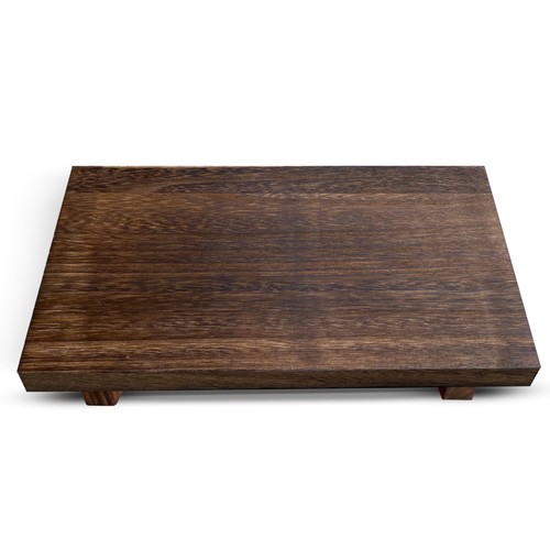 Rustic pedestal stand - rustic,