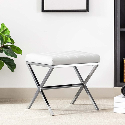 Modern vanity stool faux - vanity,