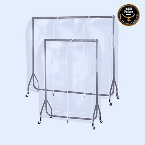 Clear clothes rail protective - clothes,