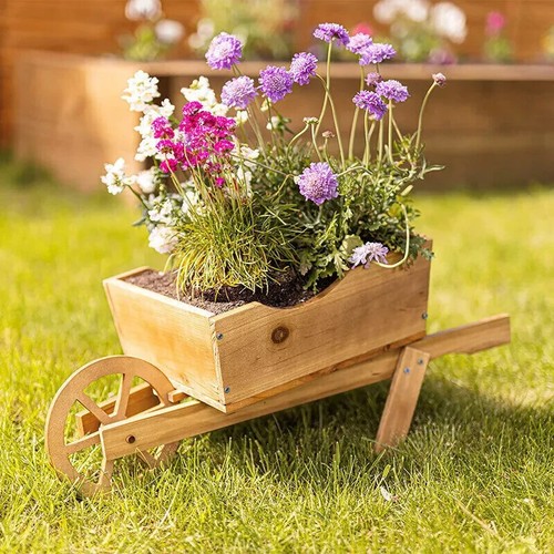 Wooden garden planter - garden,