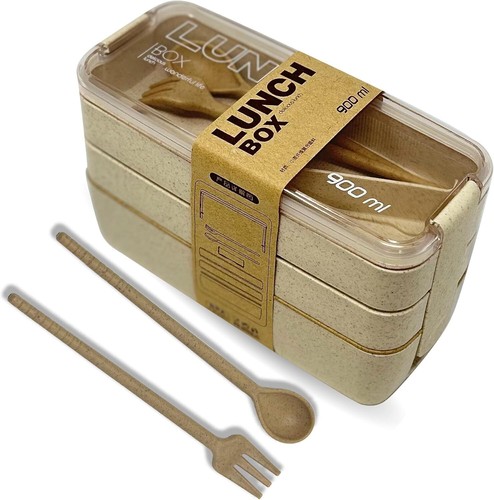 Bento box with cutlery set - bento,