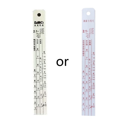 Auto paint mixing gauge - paint,