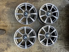 Set Of 4 Abarth Alloy Wheels 16” Inch Fiat 500 595