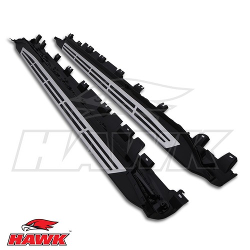 Aluminium side steps - aluminium,
