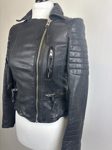 All saints black - leather, biker