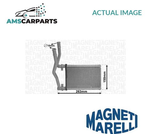 Heater radiator exchanger - heater, lhd