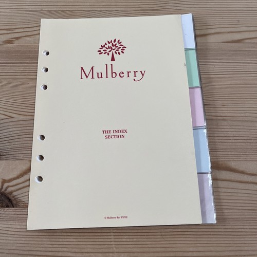 Organiser mulberry planner pvc - organiser,