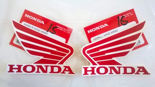 Honda wings decals - (x2),