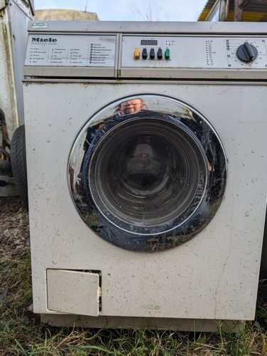 Miele washing machine door - machine,