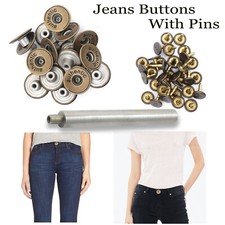 Metal Jeans Buttons