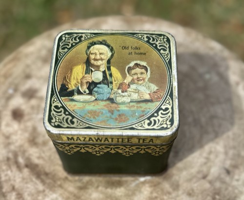 Vintage mazawattee tea tin - vintage,