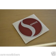 CI Caravans Sprite (RESIN DOMED) Gas Locker Badge Sticker Decal Graphic - SINGLE