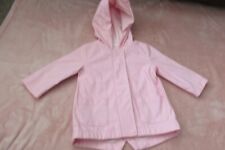 F&F BABY GIRL PINK RAIN JACKET/COAT AGE 6-9 MONTHS