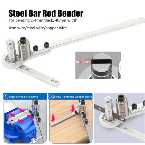 Steel bar rod bender manual - steel,