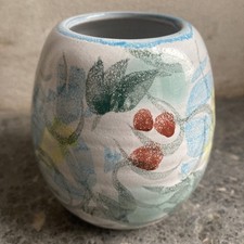 Scottish Crail Studio Pottery Vintage Vase – Hand Painted