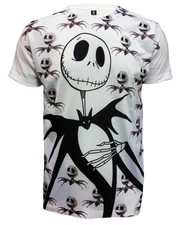 JACK SKELLINGTON THE NIGHTMARE BEFORE CHRISTMAS BAT SUBLIMATION UNISEX T SHIRT