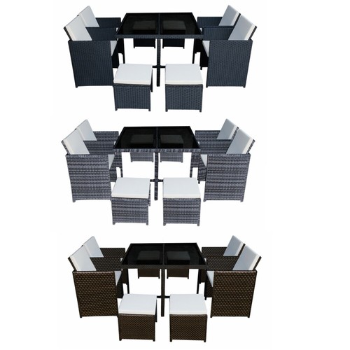 Seater cube rattan garden - 8,