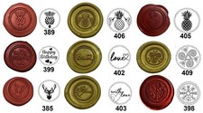Wax stamp sealing design