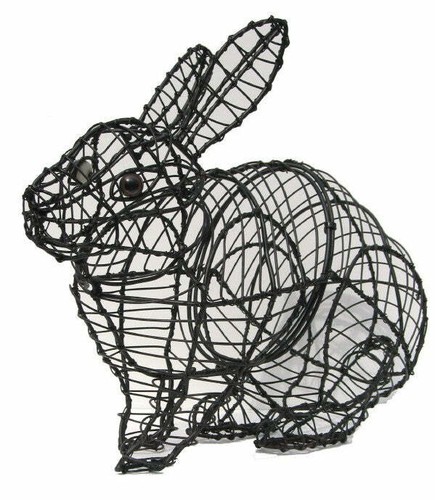 Topiary rabbit running - topiary,