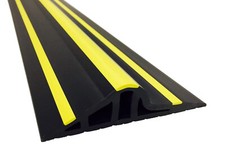 Weather Guard XL 30mm High Garage Door Threshold Seal Kit Black/Yellow + SEALANT
